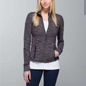 Lululemon womens Forme Jacket Cashew wee are from space full zip 12